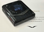 VERTU IRONFLIP BASALT BLACK ALLI BES FEE ALLIGATOR SKIN